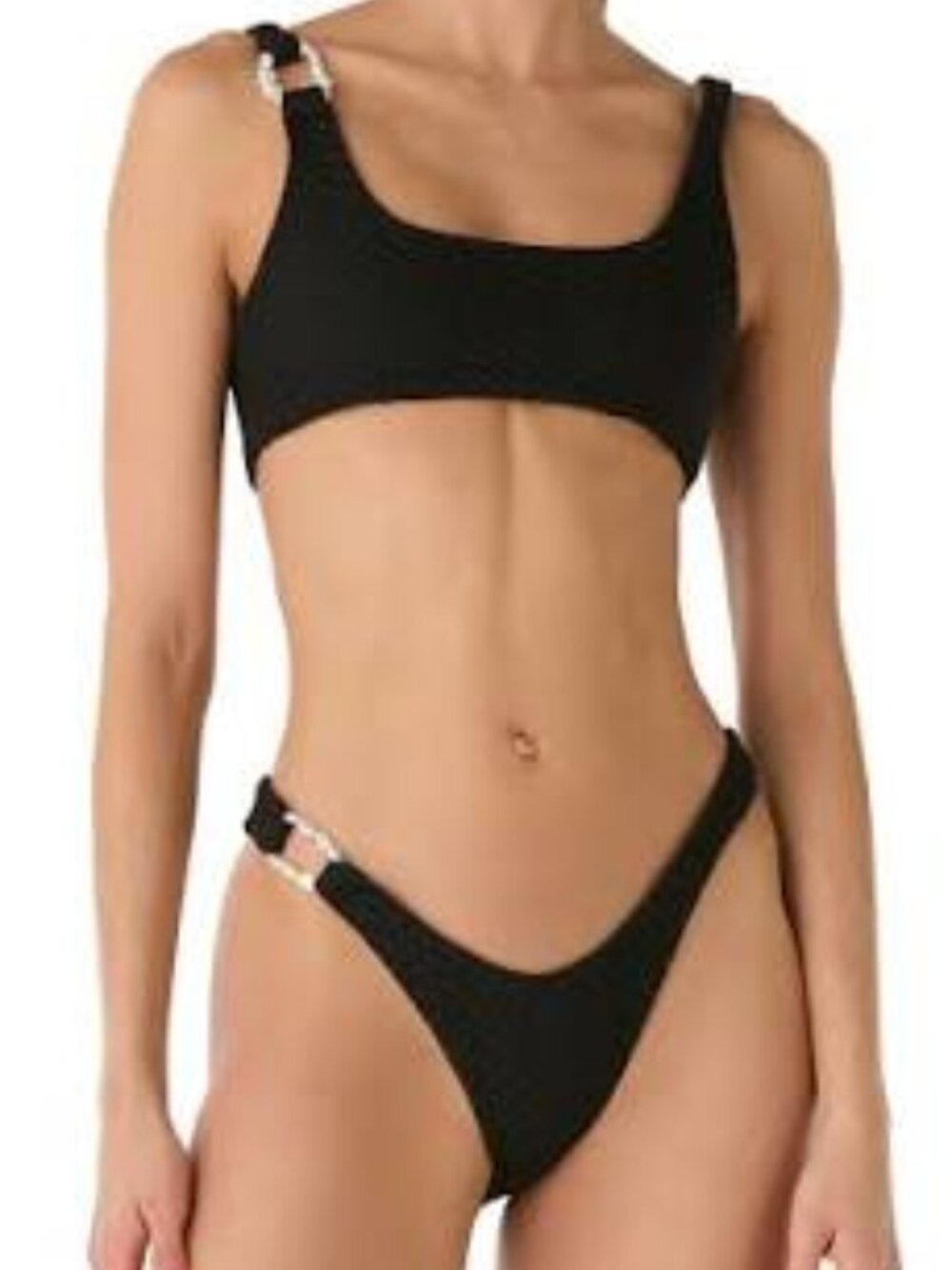 Palmacea - Black Bikini (Thani Top & Awan Bottoms)